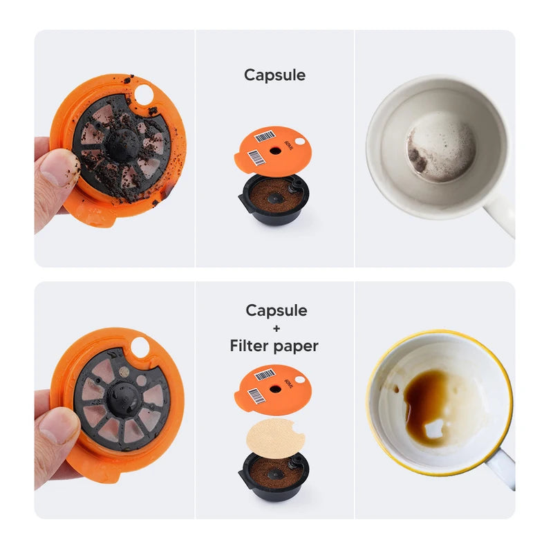 Reusable Coffee Capsule Paper Filter for Bosch Tassimo Machines - Disposable & Eco-Friendly
