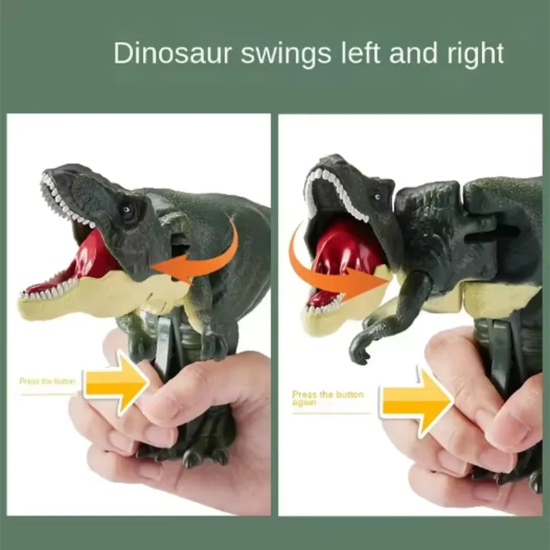 Children's Dinosaur Telescopic Spring Swing Toy - Fidget Decompression Toy for Kids