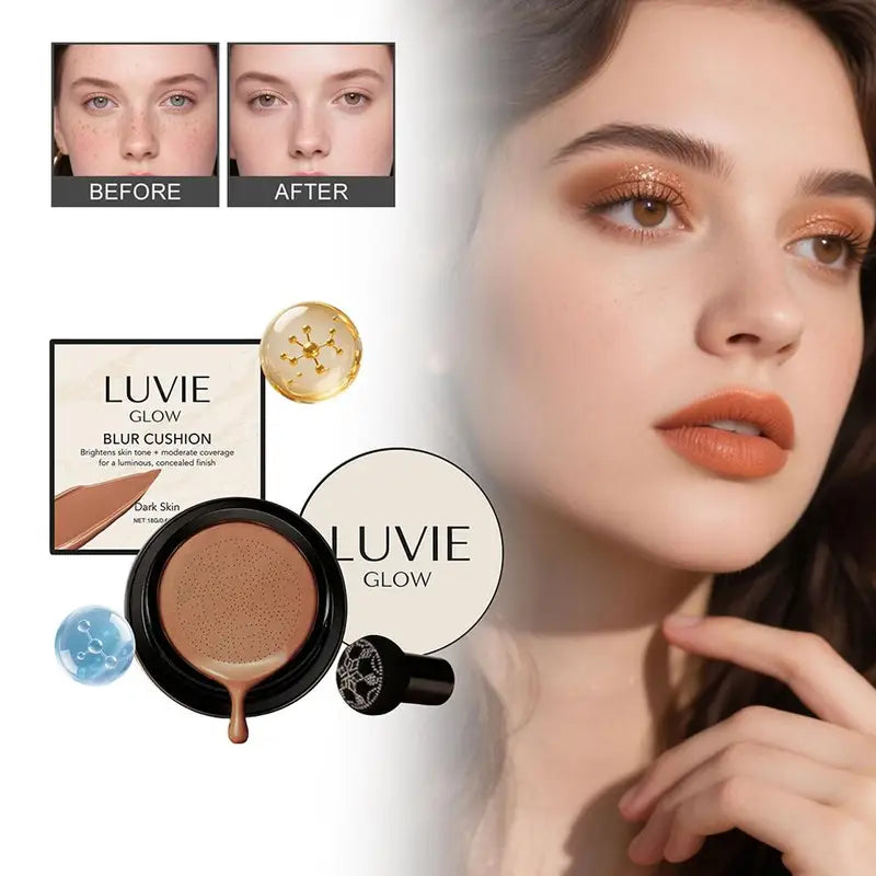 Full Coverage Air Cushion Foundation with Hydrating Long Lasting Finish - Multiple Colors