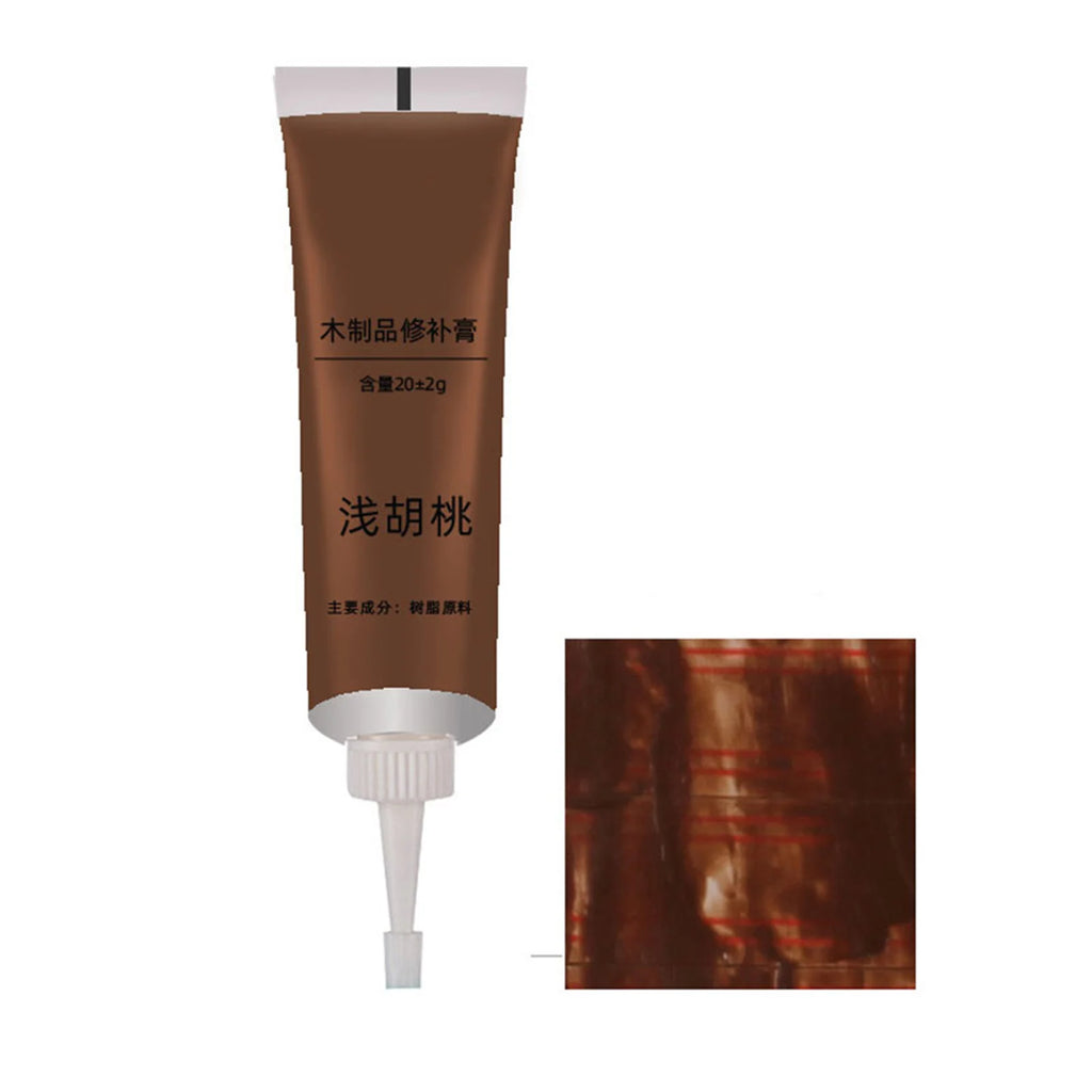Wood Filler for Floor Scratch Repair 20g - Water-Based Hardwood & Veneer Paint