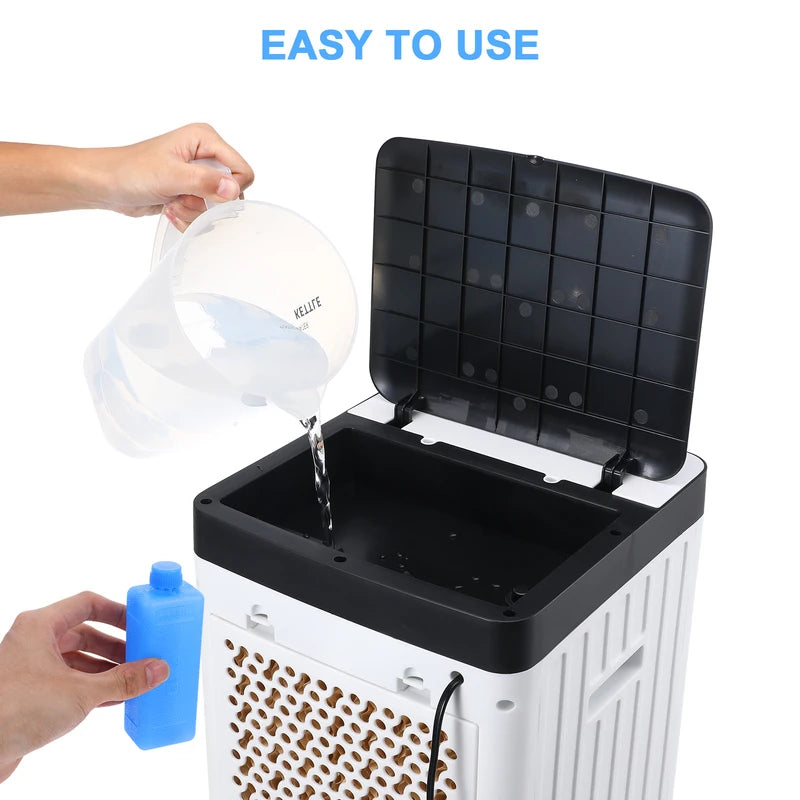 Reusable Gel Ice Packs for Coolers and Cooling Fans - 4 Pack