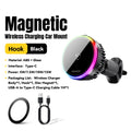 Magnetic Wireless Car Charger 15W Fast Charging for iPhone, MacSafe Compatible