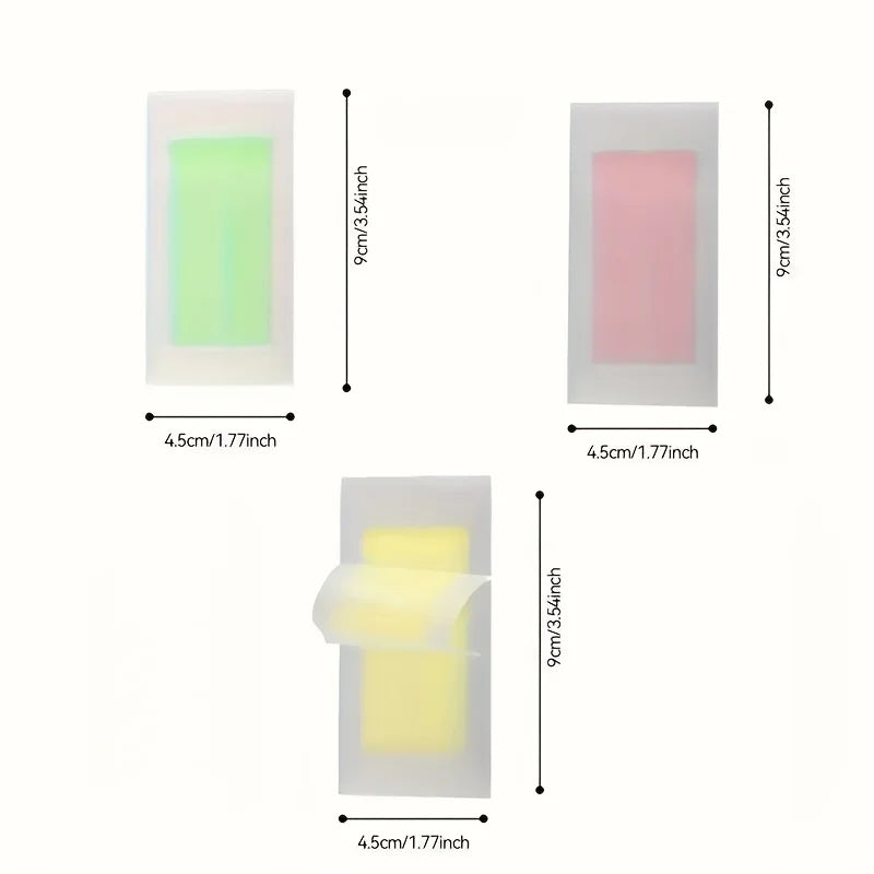 Disposable Hair Removal Wax Paper - Facial, Lip, Eyebrow, Beard, 10pcs