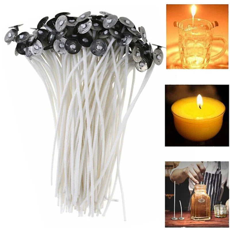 100PCS Candle Wick for Paraffin Wax DIY Candle Making Supplies