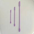 Mini Cosmetic Scrapers Set for Lotion and Cream Extraction - 3 Small Beauty Tools