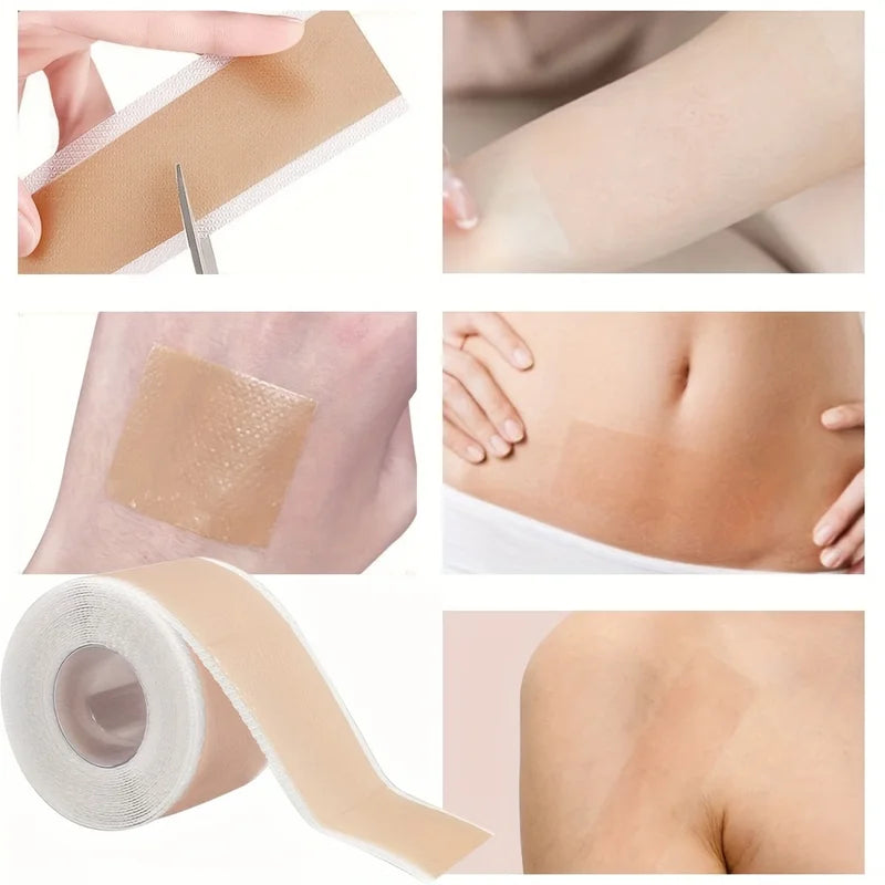 Invisible Silicone Scar Cover Patch Skin Care Covering 150cm - Multiple Colors