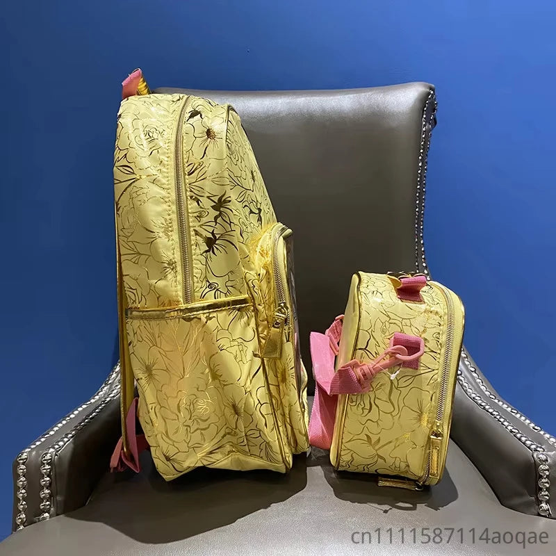 Beauty and the Beast Belle Backpack Insulated Lunch Bag for Kids and School
