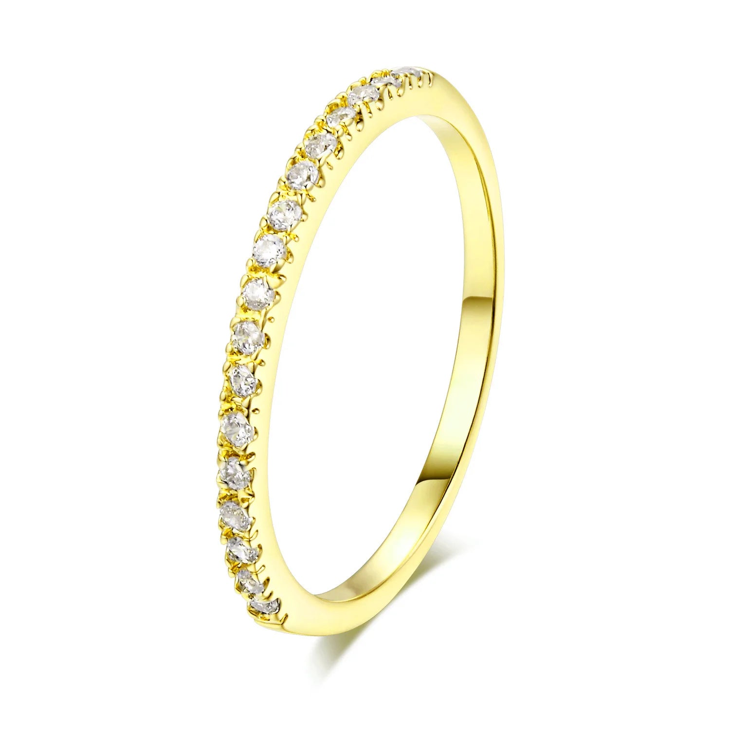 Minimalist Engagement Rings for Women Dainty Micro Pave Cubic Zirconia Jewelry