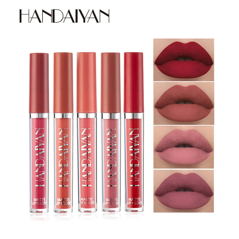 Longlasting Matte Lip Gloss - Waterproof Liquid Lipstick with Vibrant Colors