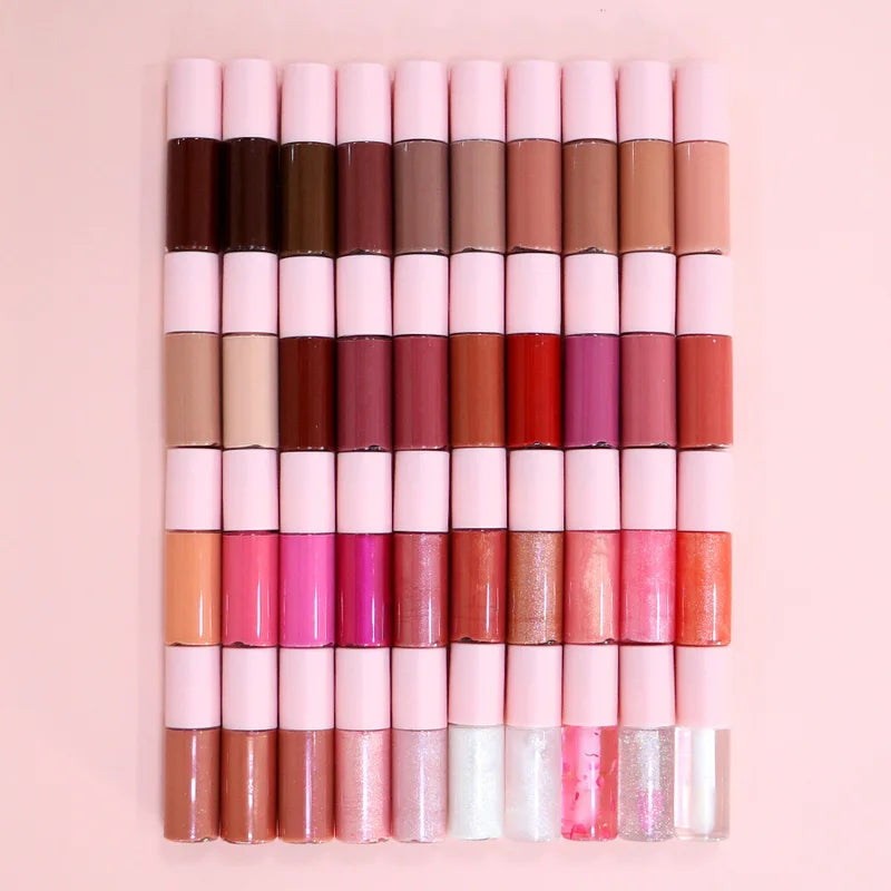 Custom Logo Lip Gloss - Matte, Metallic, Waterproof Lipstick Tube Wholesale