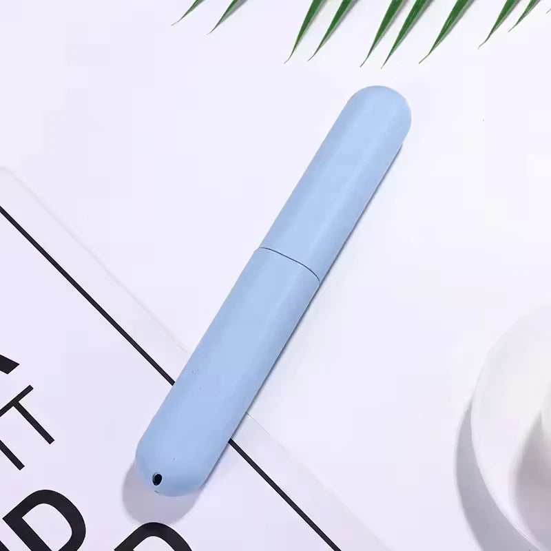Portable Travel Toothbrush Holder with Cover for Camping Home School - Lightweight & Bacteria-Resistant