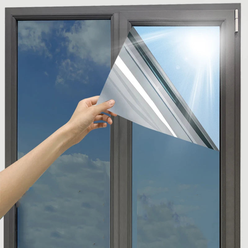 One Way Window Film Mirror Effect Tint for Privacy Heat Control UV Protection