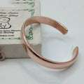 Retro Copper Cuff Bracelet for Women Punk Solid Jewelry Gift