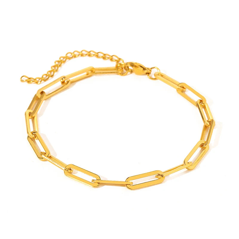 Delicate Stainless Steel Bracelet for Women - Trendy Jewelry Gift