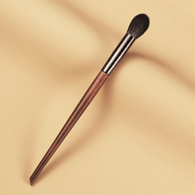 Professional Animal Hair Makeup Brush Set for Highlight Sculpting Powder - Soft Goat Hair