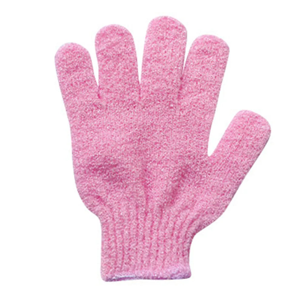 2pcs Exfoliating Bath Mitt Gloves for Body Scrubbing and Massage