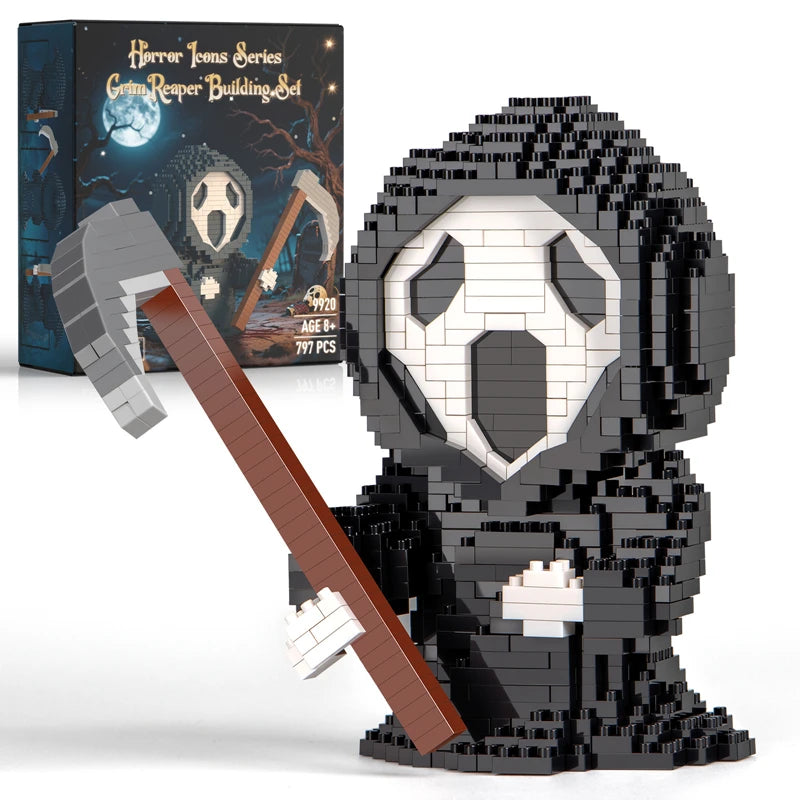 Halloween Building Blocks Set - Creative Horror Scenes for Kids & Adults
