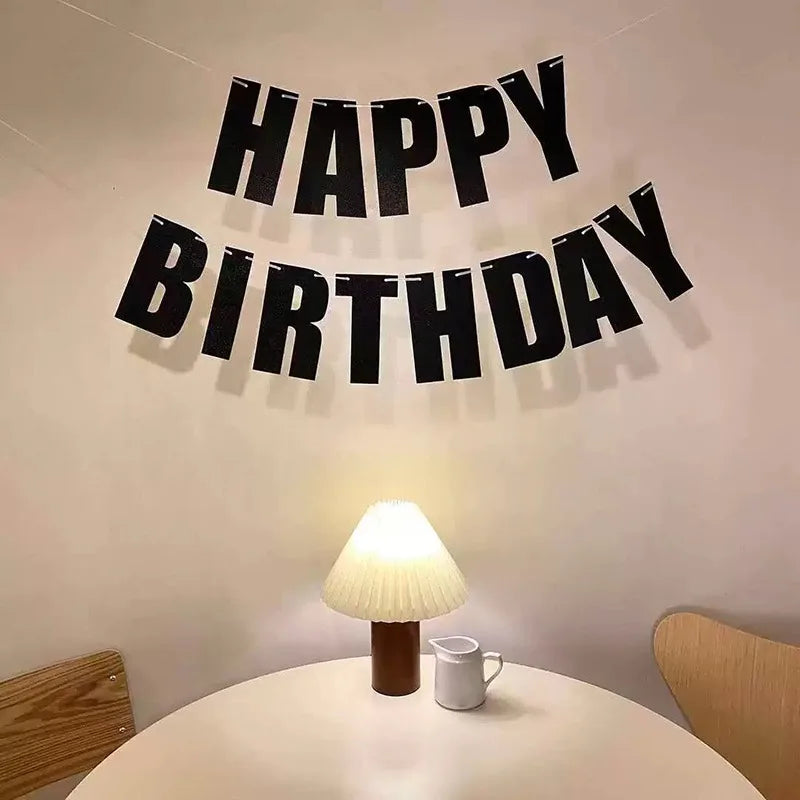 Birthday Banner 1Set Happy Birthday Wall Hanging Party Decorations