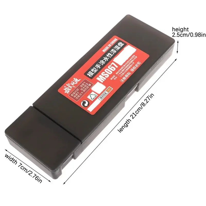 Portable Paint Palette for Miniature & Acrylic Painting, Durable Plastic