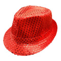 Unisex Glitter Sequin Jazz Hat for Stage Dance Performance Costume
