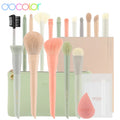 17-Piece Makeup Brush Set with Sponges & Bag - Face & Eye Cosmetics Tools