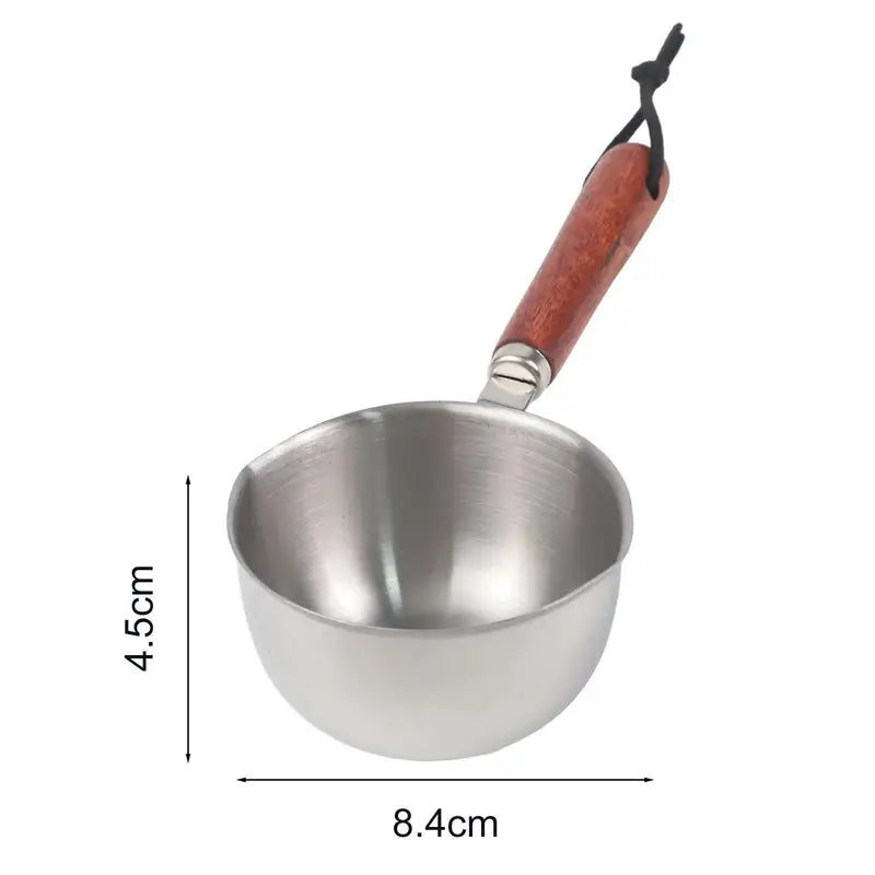Stainless Steel Oil Pan for Melting Butter and Heating Sauces - Multiple Sizes