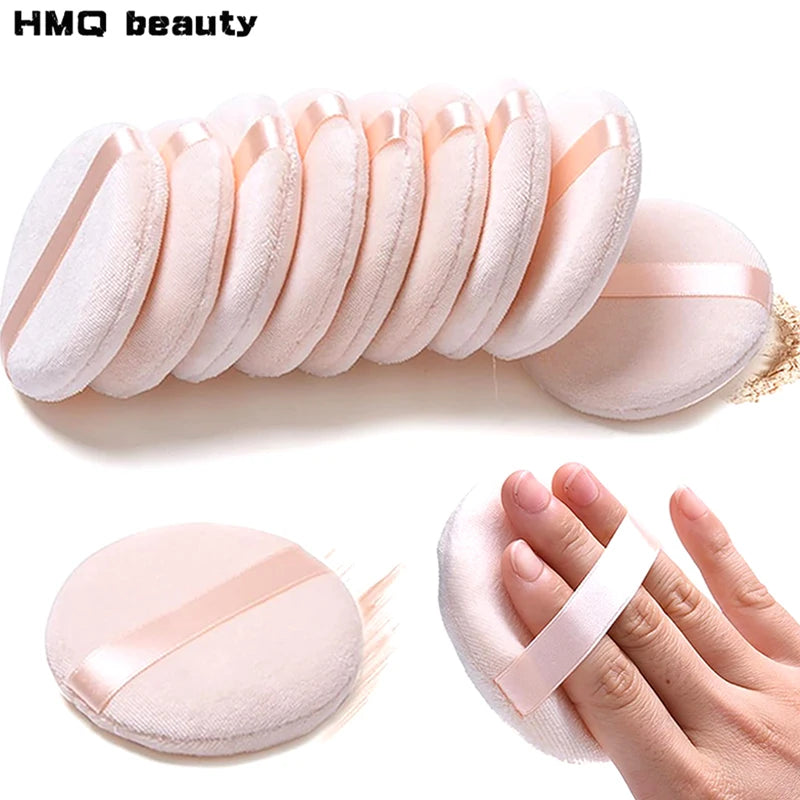 Set of 5 Makeup Sponges - Velvet Foundation & Powder Puff Blenders for Face