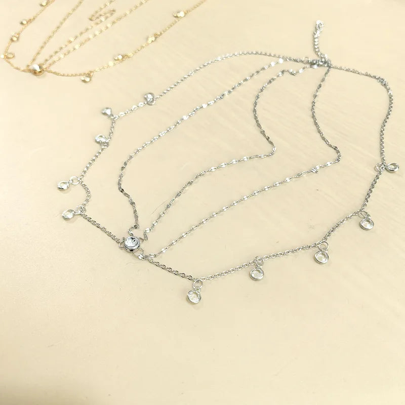 Trendy Multi-Layer Crystal Hair Accessories for Women - Bridal Party Jewelry Gift