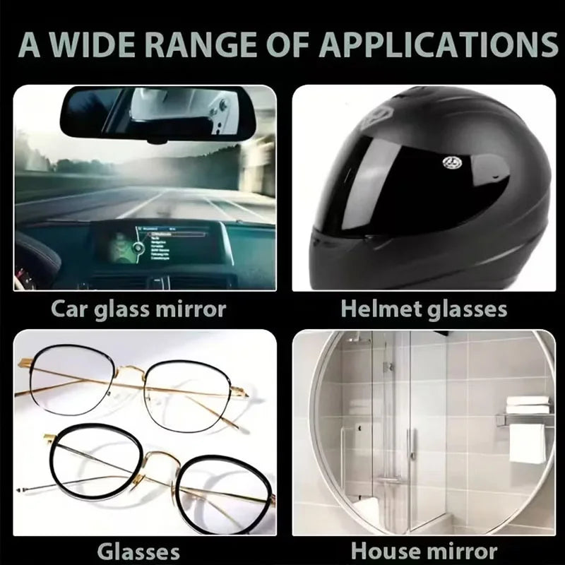 Long-Lasting Anti-Fog Lens Spray for Glass & Plastic - Water-Repellent & Non-Oily