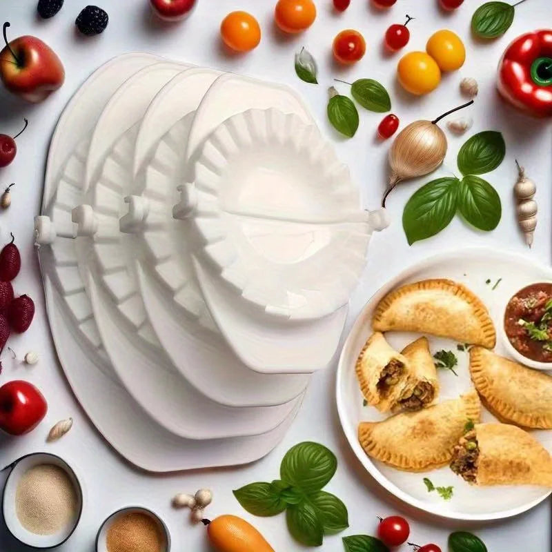 DIY Dumpling Maker Set 4 Size Ravioli Gyoza Pastry Pie Dough Mold Tool