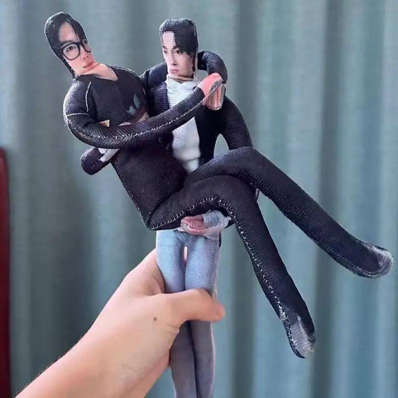 Personalized Custom Abstract Doll - Handmade Portrait for Pet or Human Anime Fan Gift