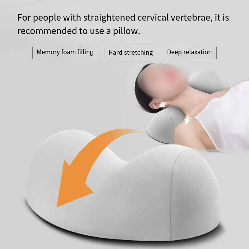 Memory Cotton Cervical Pillow for Neck Support Removable & Portable