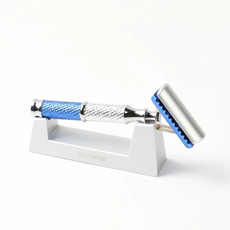Men's Shaving Razor Holder Wedge Colorful Grooming Accessory - Stylish & Practical