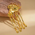 Vintage Devil Eye Badge Brooch Costume Accessory Halloween Cosplay Pin