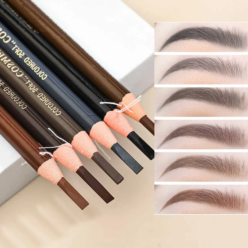 Waterproof Eyebrow Pencil Set - Long Lasting Makeup for Women - 5/10 Pcs