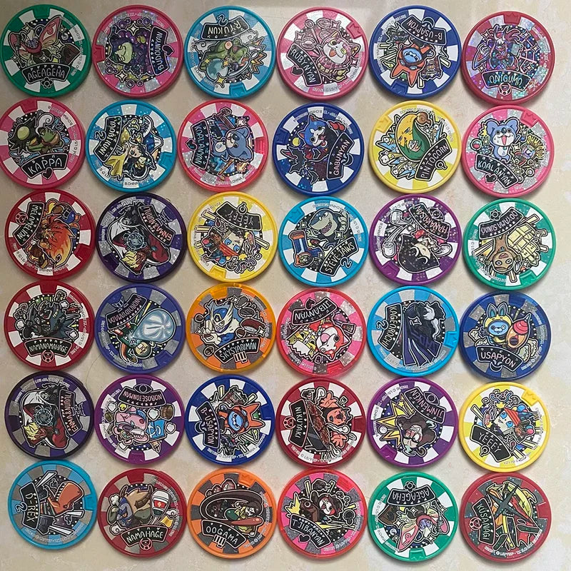 Japanese Anime Yokai Watch DX Medal Key Storage Toy Collectible Emblem