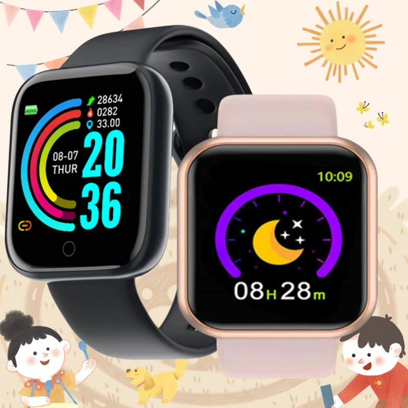 Smart Watch for Men Women Kids Fitness Tracker with Multiple Color Options