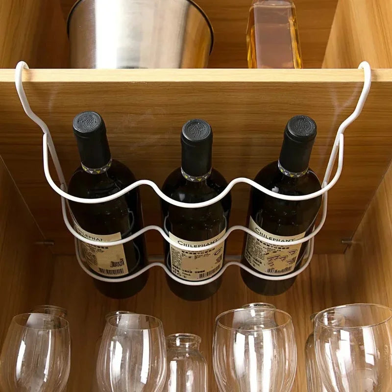 Refrigerator Organizer Rack for Bottles - Space Saver Kitchen Storage Shelf