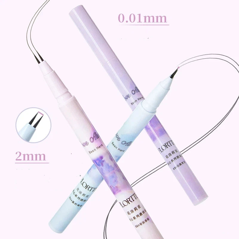 Waterproof Liquid Eyebrow & Eyeliner Pen - Ultra-Fine, Quick Drying Makeup Tool