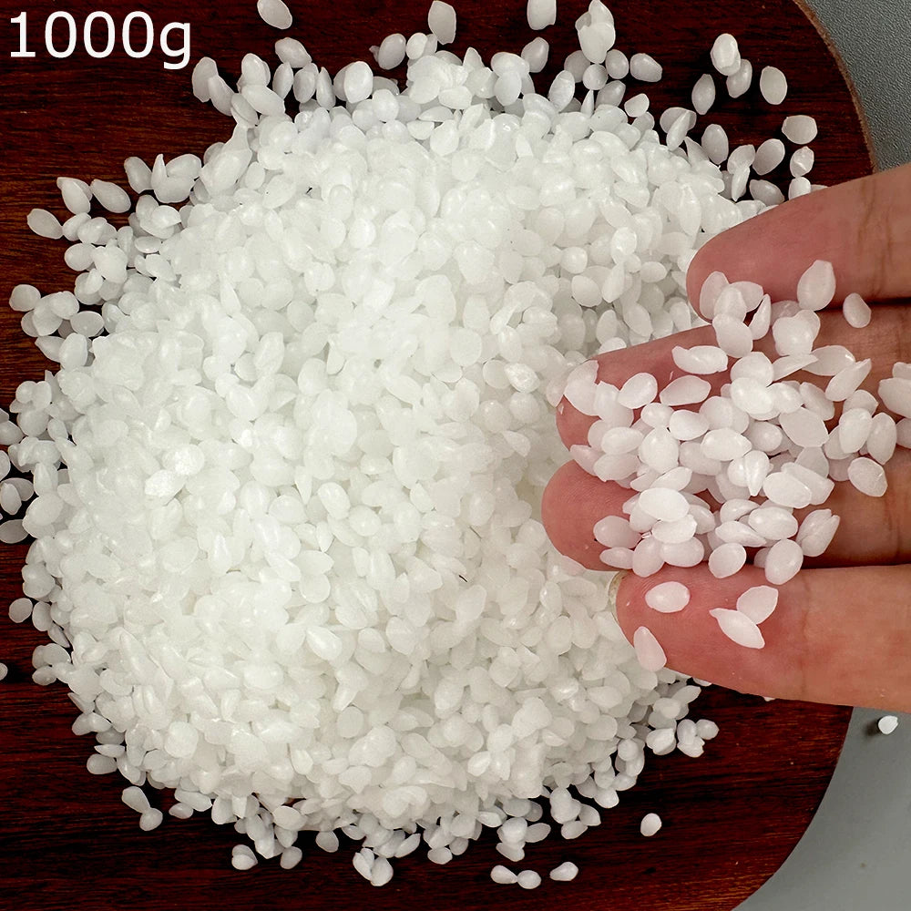 Natural Beeswax for Candle Making and DIY Cosmetics - 500g Granular Material