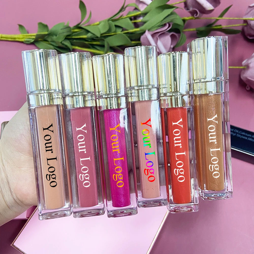 Wholesale Moisturizing Lip Gloss with Glitter - Custom Liquid Lipstick Bulk