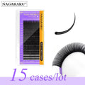 Wholesale Mink False Eyelashes Case Set - 15 Packs, 16 Rows, Premium Quality