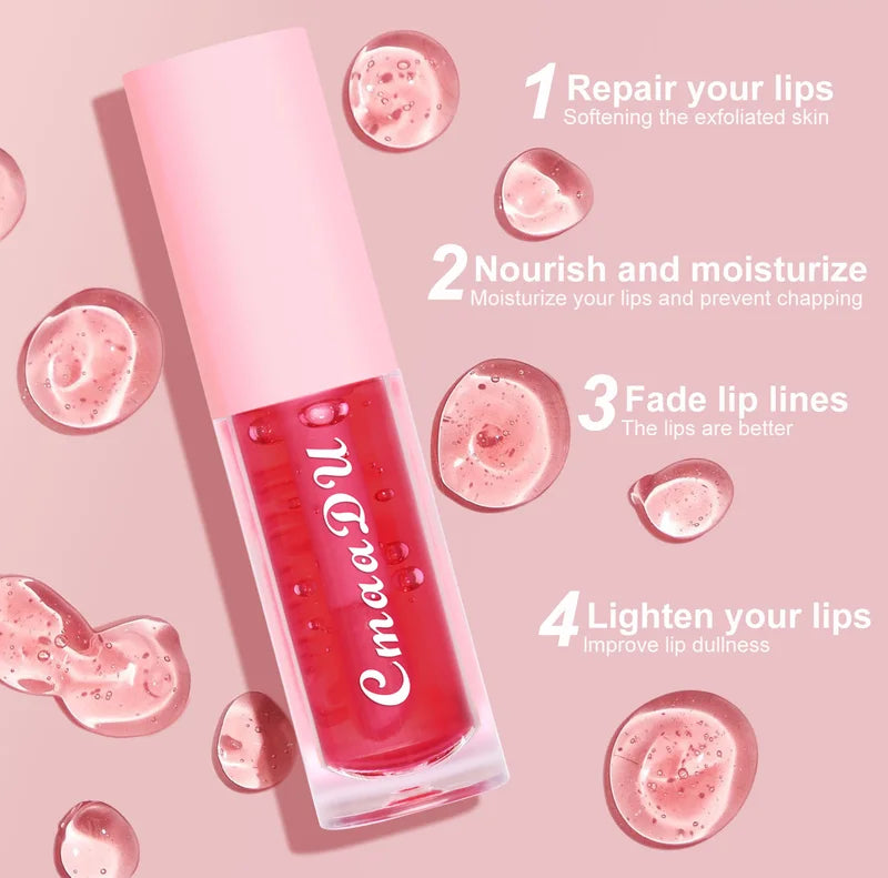 Color-Changing Lip Gloss Set with Fruity Scent - Moisturizing & Long-Lasting Hydrating Lip Tint