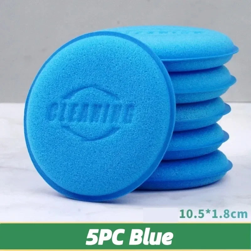 Car Waxing Polish Foam Applicator Pads 10 Pack - High Density Sponges for Detailing