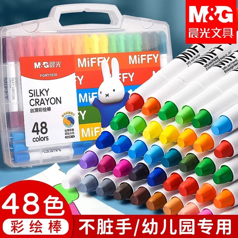 Professional Artist Oil Paint Stick Set - Washable Graffiti & Art Crayons, 12/24/36 Colors