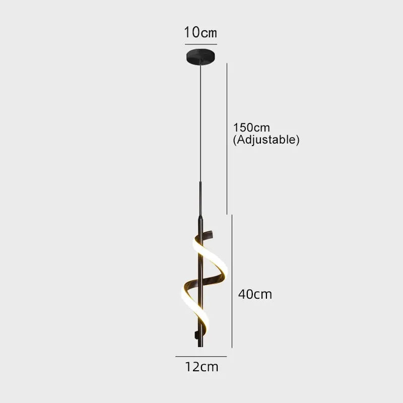 Minimalist LED Wall Lamp for Bedroom Living Room Corridor - Black White Gold