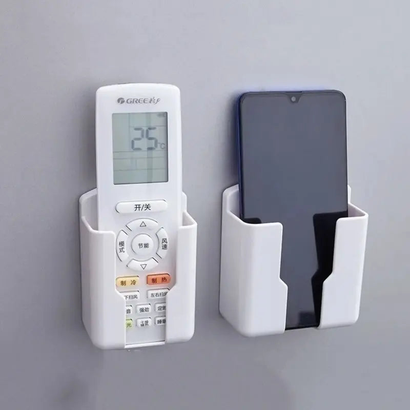 Universal Remote Control Holder Wall Mount No Punching Adhesive Storage Rack