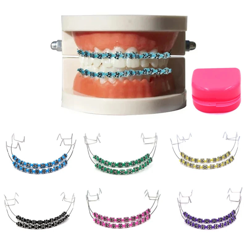 Removable Fake Braces for Teeth - Dental Jewelry for Cosplay & Parties