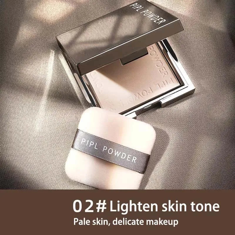 Translucent Face Setting Powder with Oil Control and Brightening Effect - Waterproof, Portable Makeup