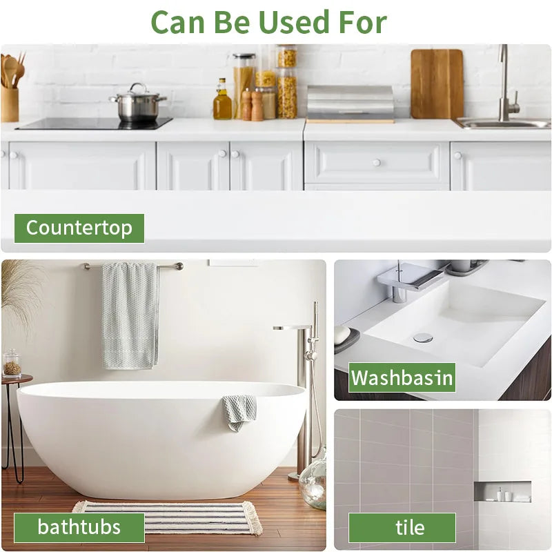 3-in-1 Tile Paint for Bathrooms and Living Rooms - Rich Colors, Multiple Shades